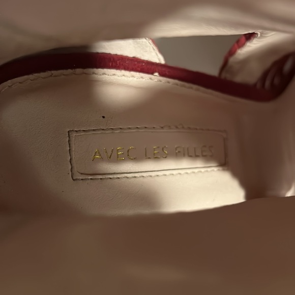 AVEC LES FILLES JOYCE BOOTIE cherry pink size 10M - Picture 8 of 10